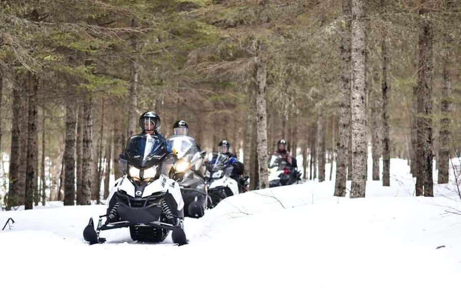 15 min. Tadoussac: Snowmobile Expedition in Saguenay Fjord - Clothing That Keeps You Warm and Comfortable (Gear Rental Helps)