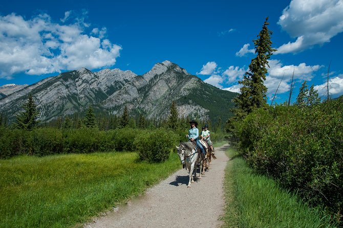 2 Hour Banff Horseback Riding Adventure - Bow River Trail: your first view from the saddle