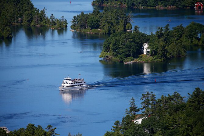 2-Hour Two Castle 1000 Islands Cruise from Ivy Lea - St. Lawrence statue on the Palisades, a sight you only get by boat