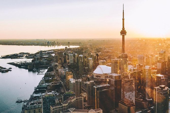 20 km Helicopter Tour over Toronto - Canadian National Exhibition and Don Valley Parkway: The City’s Engine Room