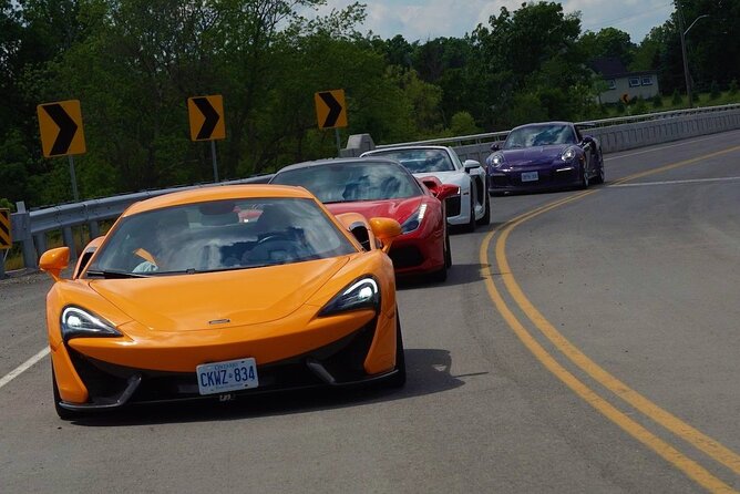 3 Hour Exotic car Tour driving 4 to 5 Super cars - Driving Niagara Region: Curvy Roads and Real Momentum