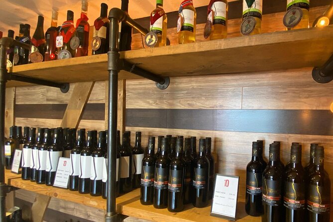 A Twilight Wine Adventure with 3-Course Dinner - Bella Terra Vineyards stop: charcuterie, patio views, and fun wine twists