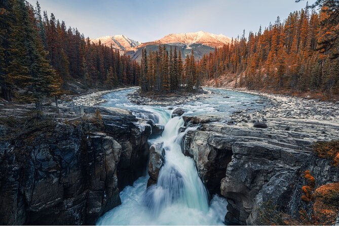 Abraham Ice Bubble/Sunwapta Falls,Snowshoeing,Icefield, Bow&Peyto - The Big Idea: A Banff Day That Packs Icefields, Lakes, and Waterfalls