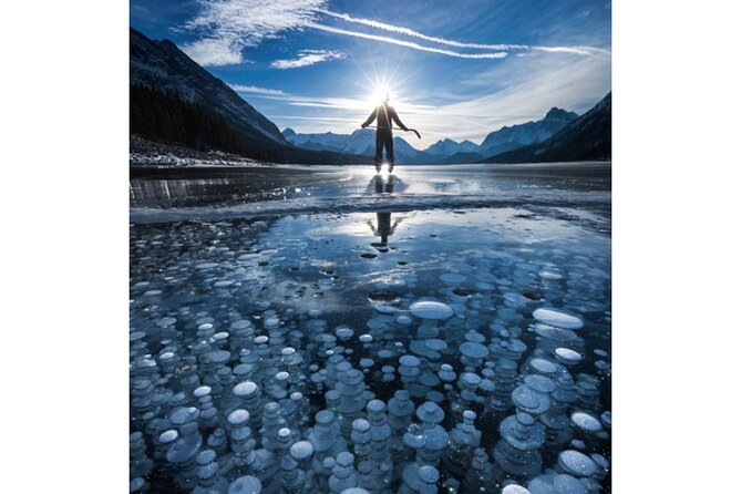 Abraham Ice Bubble/Sunwapta Falls,Snowshoeing,Icefield, Bow&Peyto - Banff Classics First: Cascade, Vermilion Lakes, and Castle Mountain