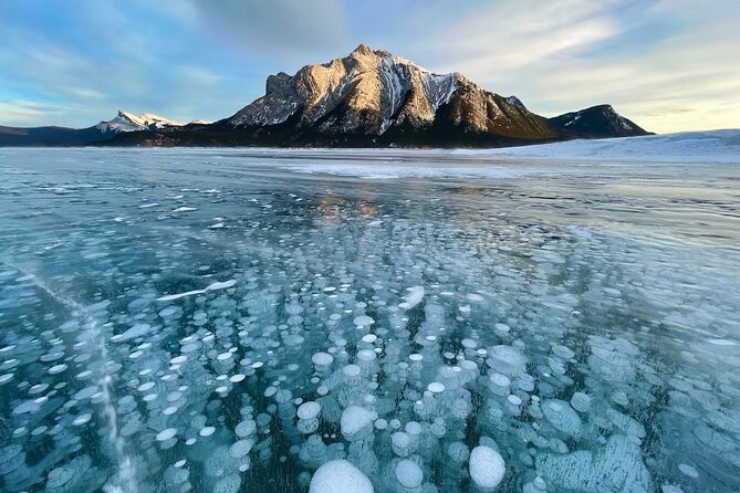 Abraham Ice Bubble/Sunwapta Falls,Snowshoeing,Icefield, Bow&Peyto - Icefields Parkway Driving: The Scenic Highway Part You Pay For