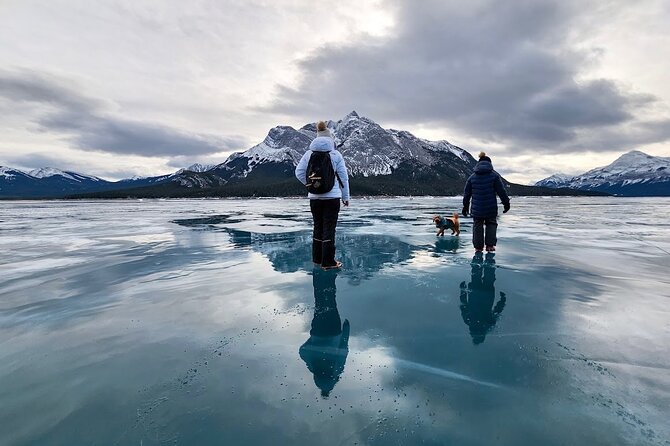 Abraham Ice Bubble/Sunwapta Falls,Snowshoeing,Icefield, Bow&Peyto - Waterfalls and Viewpoints: Sunwapta Falls, Athabasca Falls, and the Goats Angle