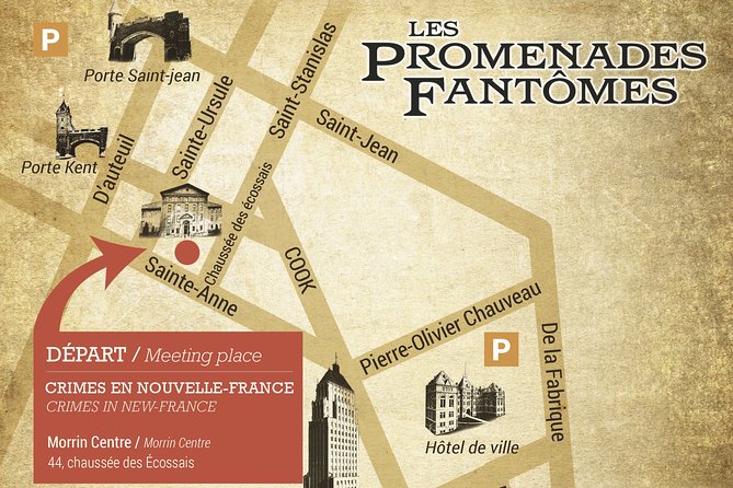 Animated Crime Walking Tour in Old Quebec - Costumed guides and live entertainment, where the eeriness comes from