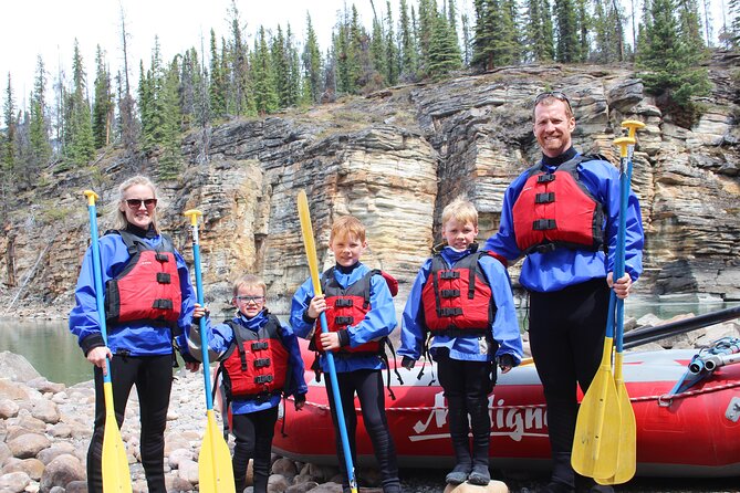 Athabasca Canyon Run Family Rafting: Class II Plus Rapids - Jasper to Athabasca Falls: the quick change that makes rafting work