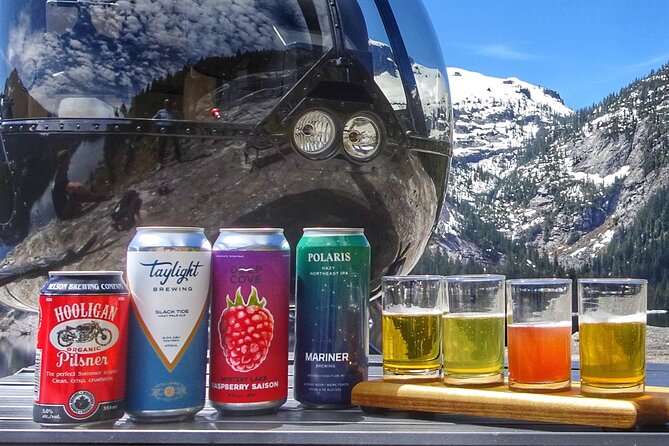 Backcountry Beer Tasting Heli-Tour & Landing (Depart SKY Hangar) - The Beer Flight: What’s Included and What to Expect
