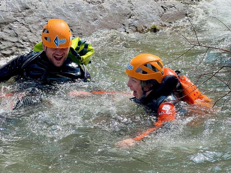 Banff: Beginner Canyoning Half-Day Tour - The Big Finish: Wet Waterfall Rappel and a Playful Slide Option