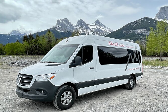 Banff |Canmore| Kananaskis to Calgary YYC Airport–Private Shuttle - Your vehicle options, from Tesla EV to Sprinter vans