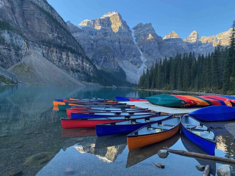 Banff/Canmore: Sunrise at Moraine Lake w/ Lake Louise Option - Sunrise at Moraine Lake: the early-morning payoff you can feel