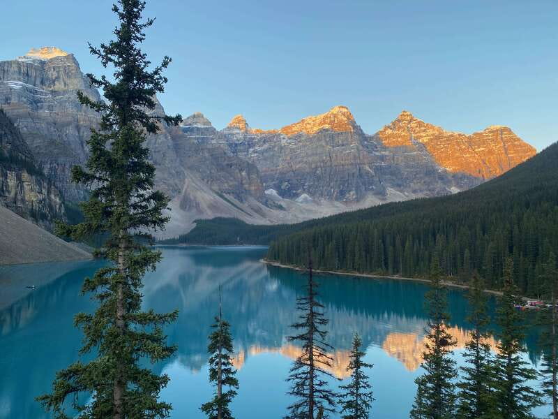 Banff/Canmore: Sunrise at Moraine Lake w/ Lake Louise Option - Pickup to Moraine Lake: how the morning ride sets you up