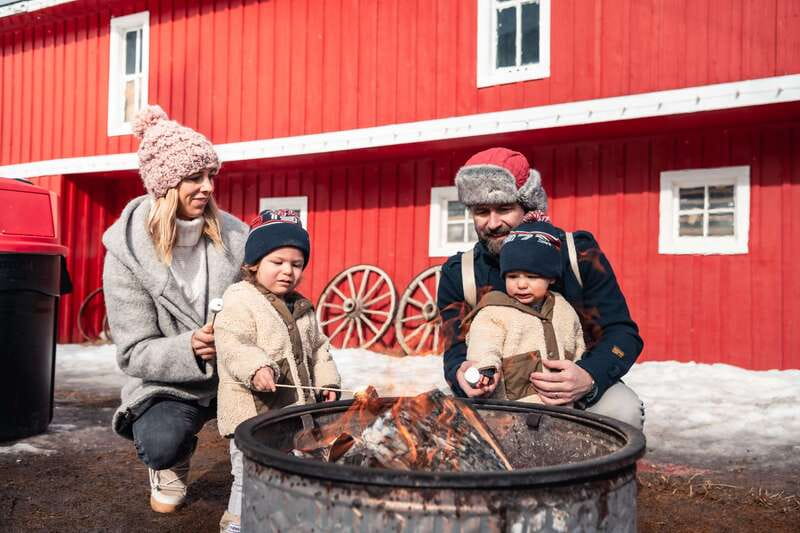 Banff: Family Friendly Horse-Drawn Sleigh Ride - Getting cozy on board: wool blankets and a relaxed 40-minute ride