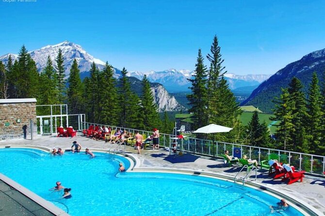 Banff: Gondola, Hot Spring and Three Lakes Tour - Upper Hot Springs: a mineral break with serious scenery