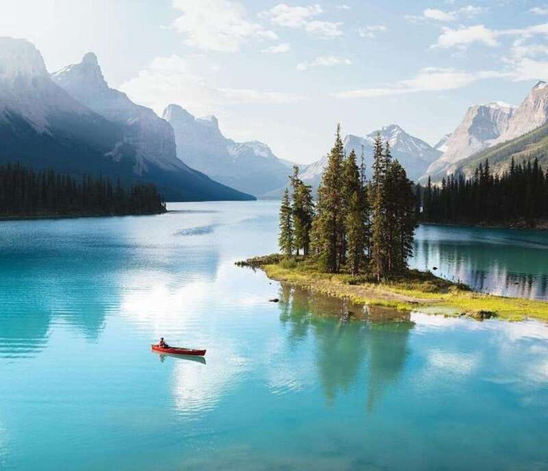 Banff: Gondola, Hot Spring and Three Lakes Tour - Johnson Lake: the calm corner of the day
