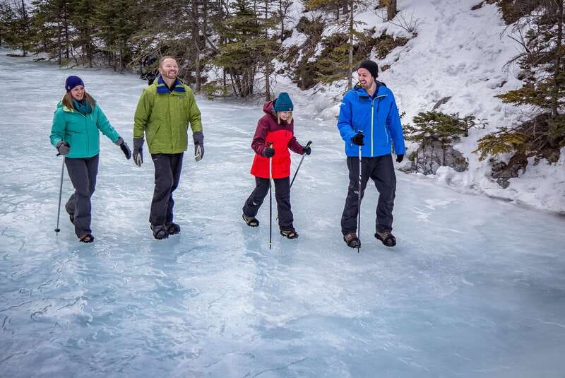 Banff: Grotto Canyon Icewalk - Meeting at Mount Royal, then rolling out to Canmore in a minibus
