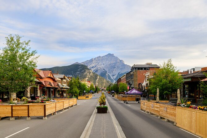 Banff Highlights E-Bike Tour - Cascade Gardens and the Old Banff Cemetery quick-story stops