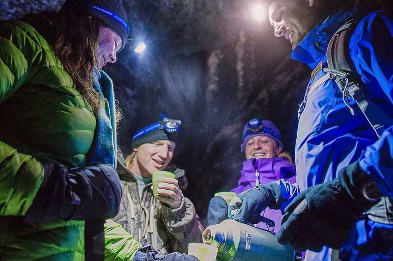 Banff: Johnston Canyon Evening Icewalk - Turning back, expanding ice, and the optional cave view