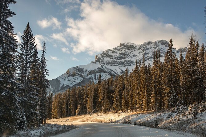 Banff Lake Louise Moraine & Emerald Lake Tour - Banff Avenue and Bow Falls: adding town flavor without sacrificing nature