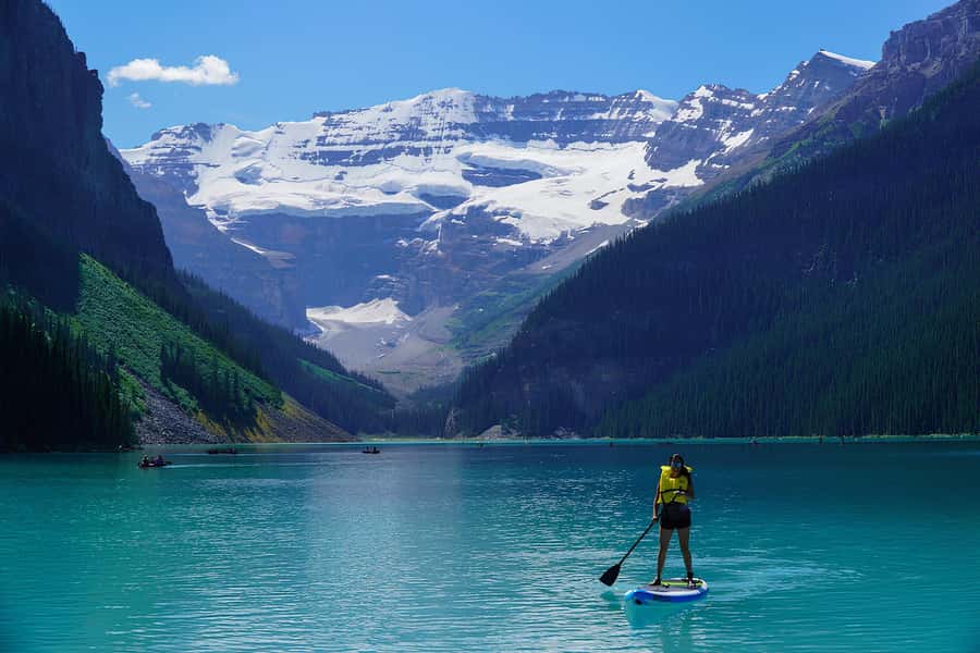 Banff: Lake Louise & Moraine Lake Half Day Tour - Banff Pickup, Drop-Off, and the Drive Past Castle Mountain