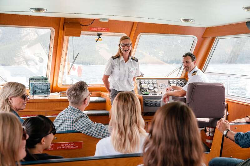 Banff: Lake Minnewanka Cruise - Wildlife along the shore, plus quiet moments on the water