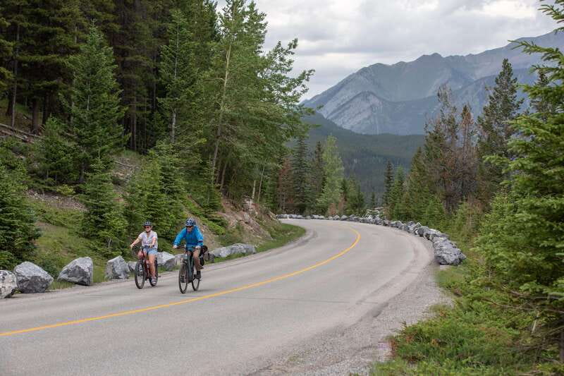 Banff: Mountain Lakeside Guided E-Bike Tour - Cascade Ponds and Cascade Mountain waterfalls, the first big payoff