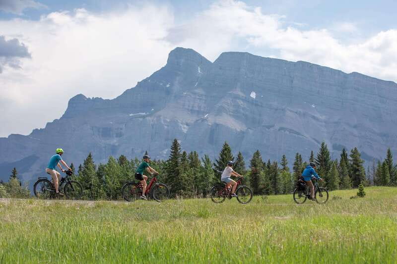 Banff: Mountain Lakeside Guided E-Bike Tour - Two Jack Lake and Mt Rundle, the reflection payoff