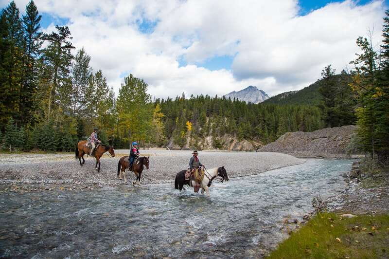 Banff National Park: 1-Hour Spray River Horseback Ride - Bow Falls views and the Fairmont Banff Springs Golf Course pass
