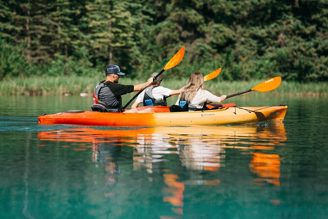 Banff National Park- Double Kayak Experience - Vermilion Lakes, calm paddling and wildlife-friendly stillness