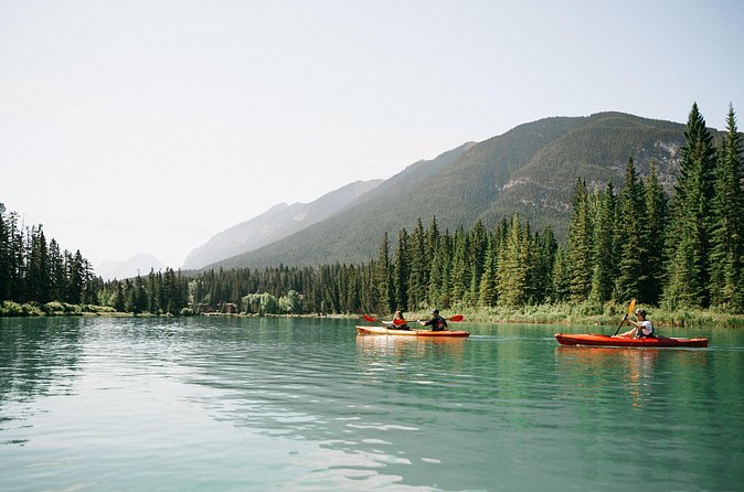 Banff National Park- Double Kayak Experience - Price and value, what $127.38 per group really buys