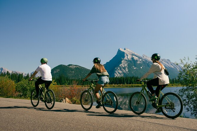 Banff Nature E-bike Tour - Stop 1: Banff Canoe Club on the Bow River edge