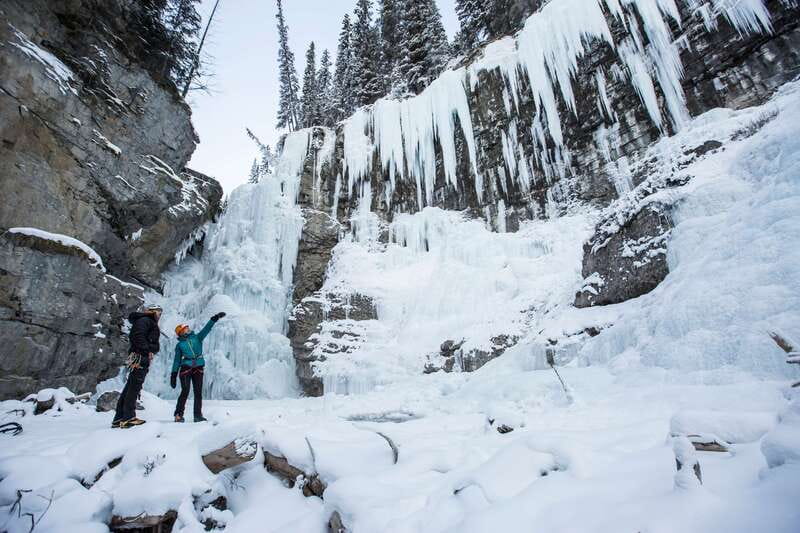 Banff: Premium Johnston Canyon Frozen Falls Guided Adventure - Ice cleats, poles, and staying safe without feeling stressed