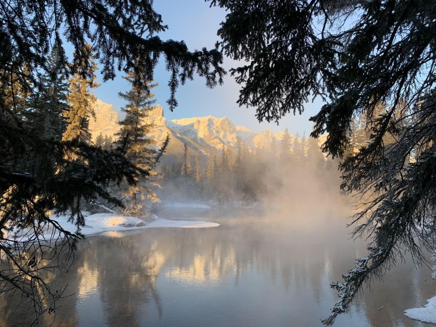 Banff PRIVATE Guided Nature Walk + Transportation - 2.5H - Hiking poles, ice cleats, and other included “you’ll thank yourself later” items