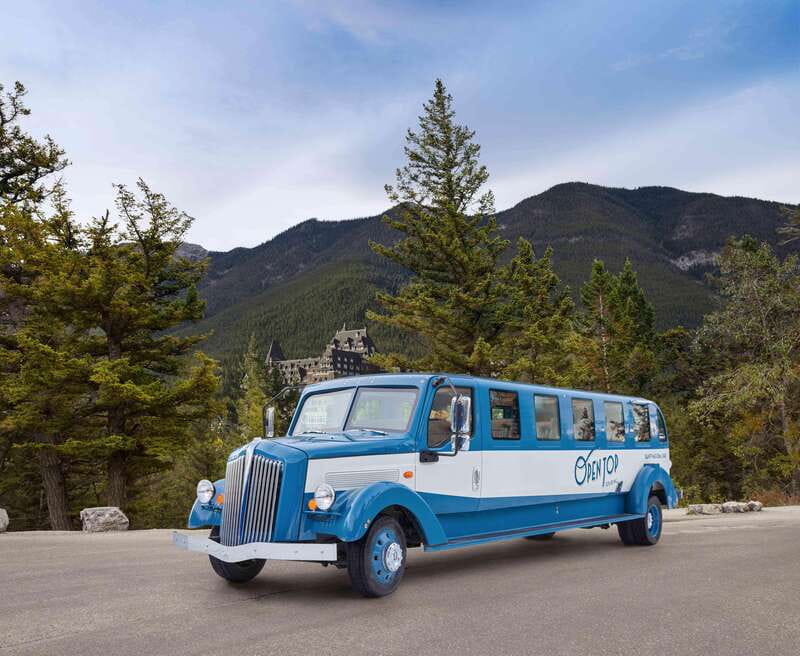 Banff: Vintage Car Legendary Open-Top Touring - Inclement weather comfort with the glass or canvas roof