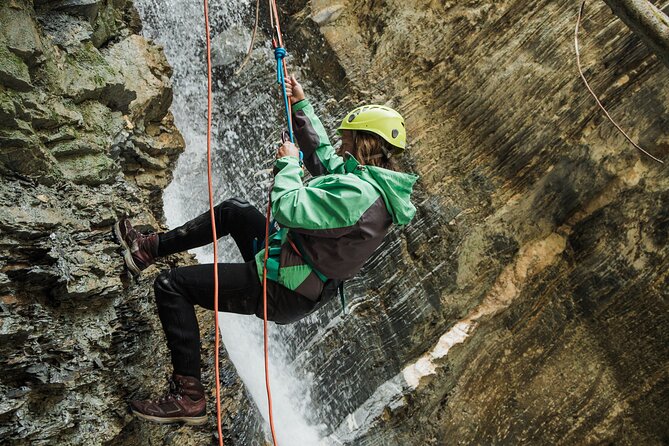 Beartooth Canyon- Half Day Canyoning Tour - Golden, BC - Waterfall rappels and canyon slides: what the descent actually feels like