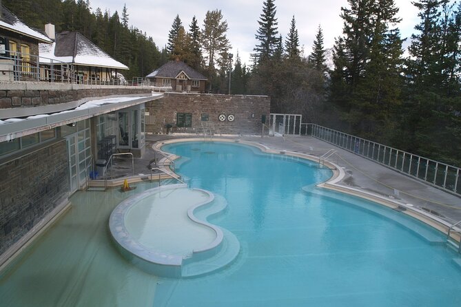 Calgary/Banff: Gondola, Upper Hot Spring, Bow Fall & Top 3 Lakes - Banff Upper Hot Springs: great when open, but closed until December 2025