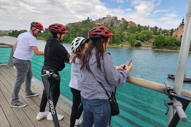 Calgary City Highlights 2 Hour E-Scooter Tour - The Calgary pathway system and the Bow River: where the tour really shines