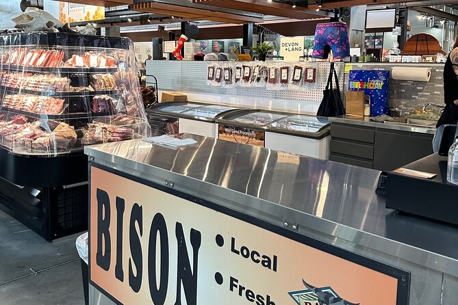 Calgary Food Walking Tour: Calgary Farmers Market - The 15 tastings: variety on purpose (coffee, cheese, and more)