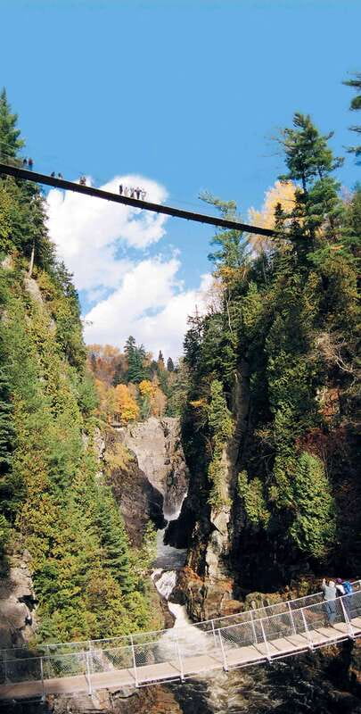 Canyon Sainte Anne: Air Canyon Ride with Park Entry - The suspension bridges and canyon walk, how it feels in real life