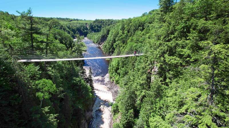 Canyon Sainte-Anne: Park Admission Ticket - The 74-meter waterfall hike: getting close without a technical day