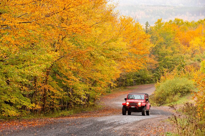 Cape Breton Waterfall Jeep Excursion - Biggest Waterfall in NS - North River Falls Trailhead: The Biggest Waterfall in Nova Scotia