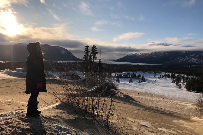 Caribou Crossing Adventure Tour - Photo strategy for Emerald Lake, dunes, and Bennett Lake