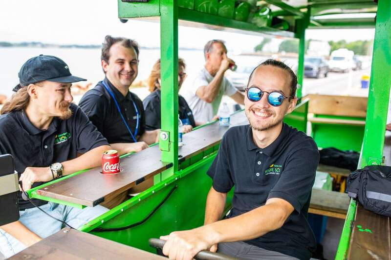 Charlottetown: Solar Food/Drink Party Bike Experience - Meeting at Founders’ Hall, Then Getting Set Up On Board