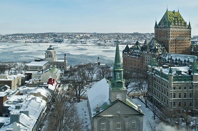 Christmas Magic in Old Quebec - Dufferin Terrace and Fairmont Le Château Frontenac Views