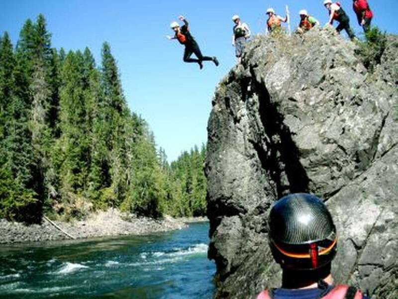 Clearwater BC Rafting with time for a waterfall Tour - Wells Gray Park and the Clearwater River, with real whitewater focus