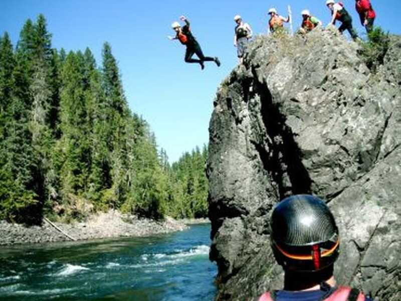Clearwater BC Rafting with time for a waterfall Tour - The Clearwater route: lava cliffs, volcanic canyons, and rapid names you will remember