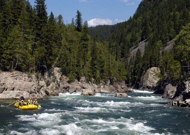 Clearwater BC Rafting with time for a waterfall Tour - Meeting at 73 Old North Thompson Highway Rd W, then getting ready the right way