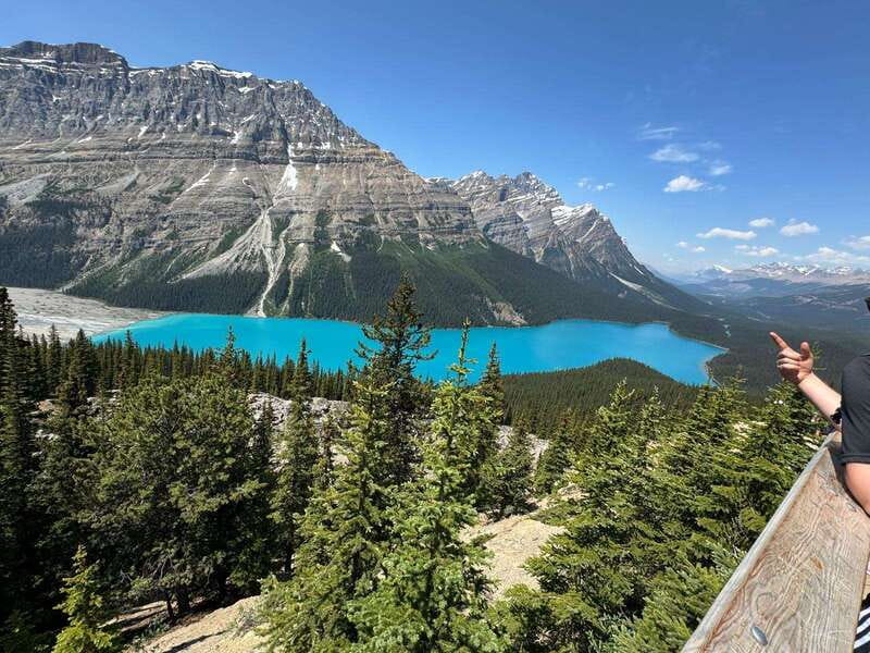Columbia Icefield, Skywalk, Crowfoot Glacier, and Lakes Tour - Morning Start, Pickup Options, and the Lake Louise Hook