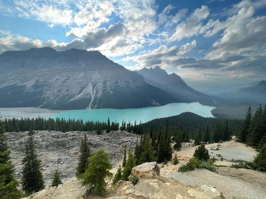 Columbia icefield, Skywalk, Waterfowl, Bow & Peyto Lake Tour - Crowfoot Glacier: why it is worth treating as a photo priority